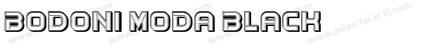 bodoni moda black字体转换